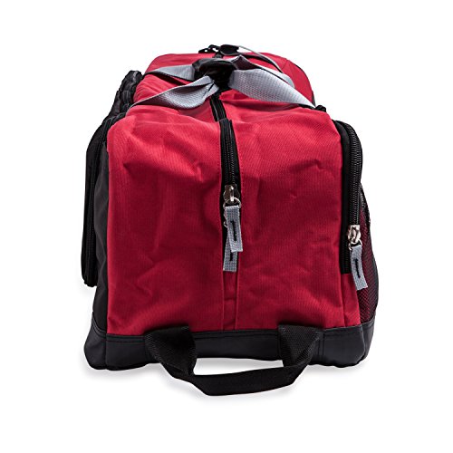 Champion Sports Lacrosse Equipment Bag: Duffel Sports Bag for Men's, Women's, Girls & Boys Gear - Image 5