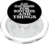 Cool Gay State Trooper Humor Quote Merch
