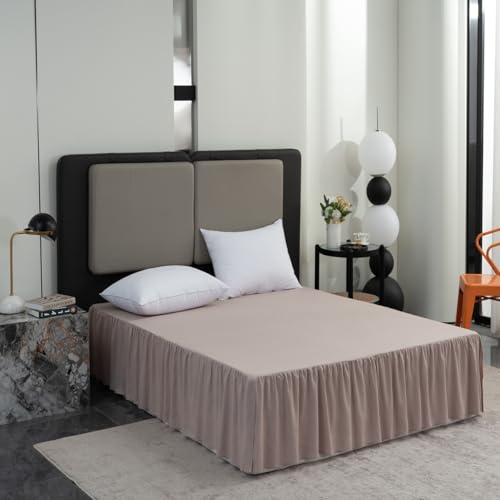Image of Bed Skirt Full Size 18 Inch Drop Ruffled Bed Skirt with Split Corners