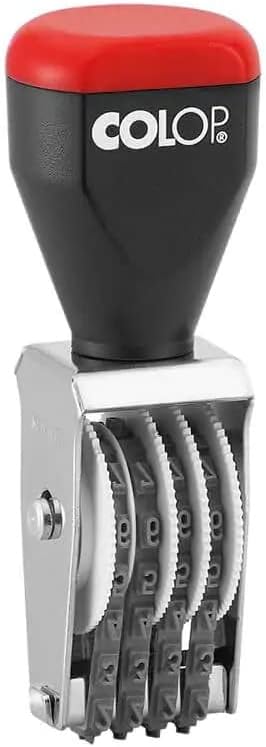 COLOP 03004 3mm 4 Band Rubber Numbering Stamp