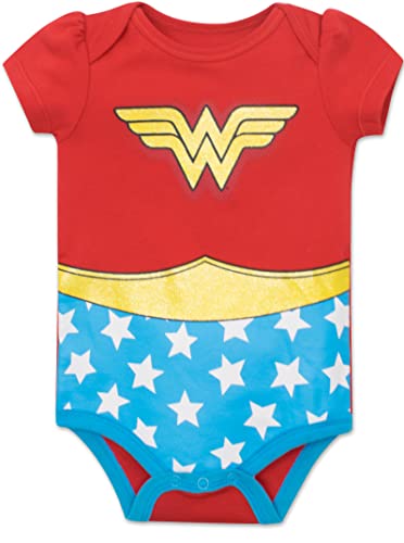 Warner Bros Dc Comics Baby Girls 5 Pack Bodysuits - Wonder Woman Batgirl Supergirl 6-9 Months #TOP4