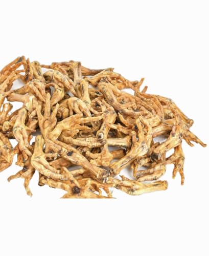 Dei NATURE Zampe di gallina per cani CONFEZIONE DA 1 KG Carne essiccata,Snack per cani Adatto dieta Barf