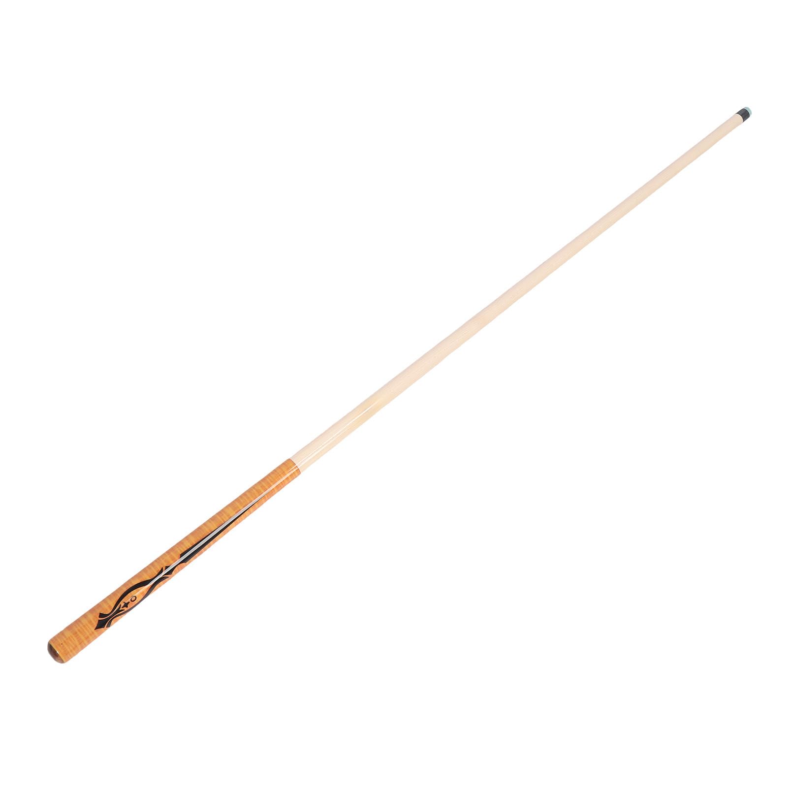 Stecca da Biliardo Corta per Principianti, Stecca da Biliardo Professionale con Punta da 14 mm, Design in 2 Pezzi, Lunghezza Compatta 1,05 m, Legno di Acero, Precisione,