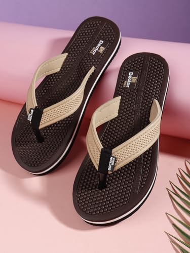 Image of Duosoft Flip Flop for Women | Soft Comfortable | Breathable | Fashionable | Stylish | Trendy | Super Soft | Lightweight | Anti-Slip Sole | Indoor & Outdoor |DW-35-Green
