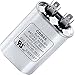 6uF mfd Â±5% 370-440VAC Oval Run Start Capacitor 50/60 Hz AC Electric Replacement Part by Blue Stars - Exact Fit for AC Motor Run or Fan Start and Cool or Heat Pump Air Conditioner