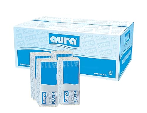 Aura Flushable Paper Guest Towels | Premium Soft and Extra Absorbent | 2 Ply White Z-Fold Virgin Pulp Easy Flush Hand Towels | 3000 Sheets