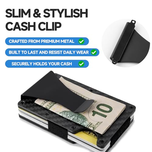 Replacement Wallet Money Clip Compatible with The Ridge Wallets for Men, Metal Wallet Repair Kit, Included Screws, Screwdriver, Metal Clip, for Repairing Minimalist Wallets, Replacement Parts2