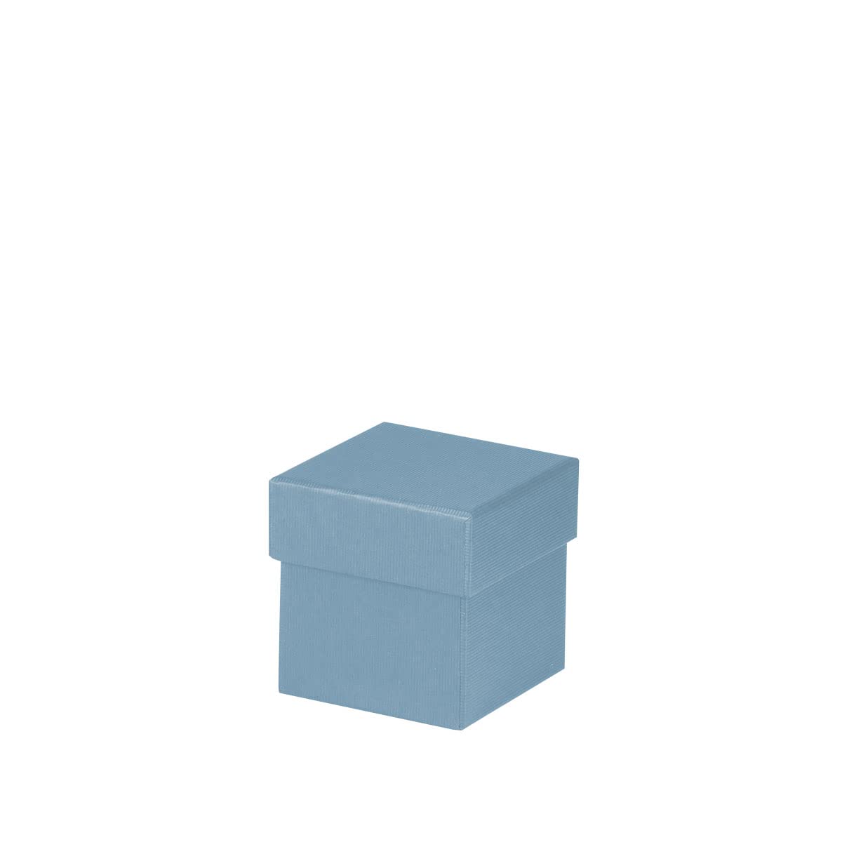 Rössler Boxline 13421453150 Square Cardboard Box 65 x 65 x 65 mm Denim Pack of 1