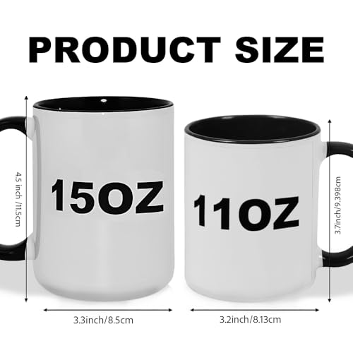 Custom Mug, Customized 15oz Photo Coffee Mug Personalized 11 Oz Ceramic Mug with Photo, Taza Personalizadas for Men Women Family - Image 3