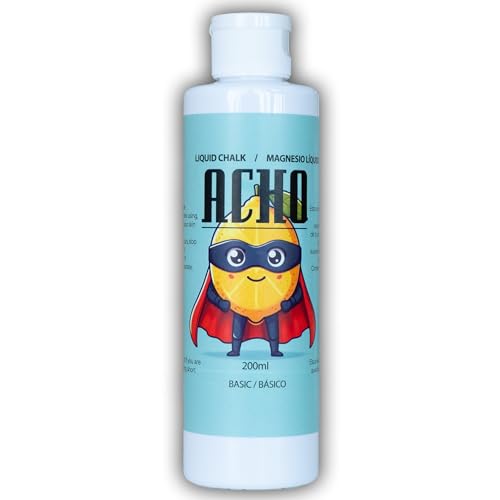 PERRO LOCO CLOTHES MAGNESIO Liquido per Mani. Arrampicata, Pole Dance, Padel, Ginnastica. (Original, 200ml)