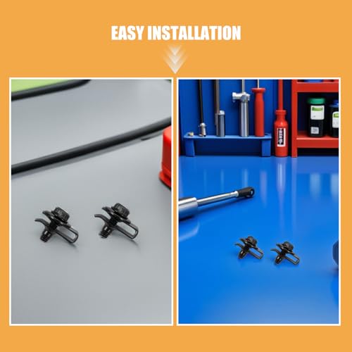 Clips de pare-chocs métalliques PLAFOPE kit fixations universelles - 3