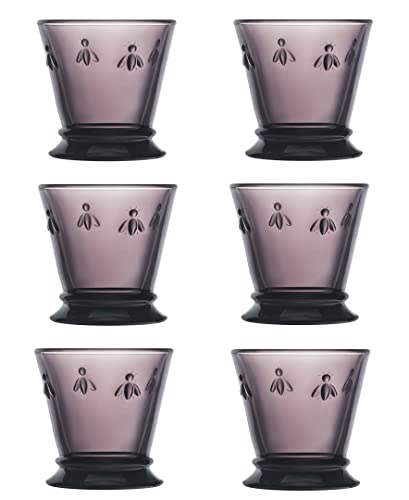 La Rochere Bee Aubergine Tumbler Set6 - La Rochere Bee Glassware Sets product thumbnail 8