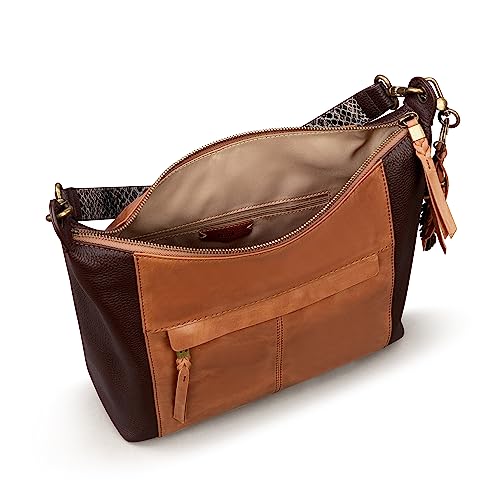Image of The Sak Alameda Hobo Bag - Premium Large Leather Women's Handbag for Everyday & Travel - Durable Purse With Zipper Pocket