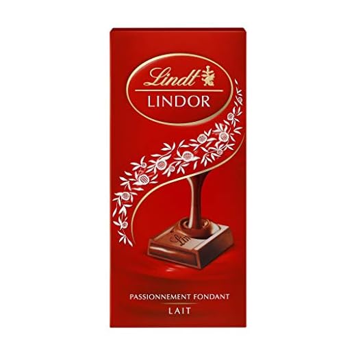 Lindt - Tablette Lindor Lait - 150g, Lot de 7