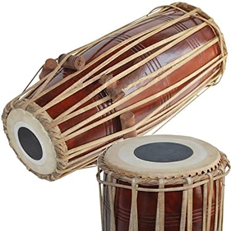 Image of SUPERB DEAL Hand Made Mridangam - North Indian Brown Color