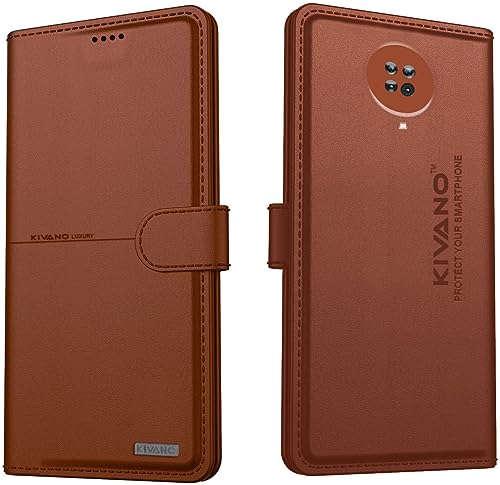 Image of Compatible with Nokia G20 Flip Cover | Leather Finish | Inside Pockets & Inbuilt Stand | Shockproof Wallet Style Magnetic Closure Back Cover Case