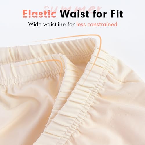 Image of MANCYFIT Half Slips for Women Underskirt Dress Extender Lace Trim Knee Length Midi Skirt