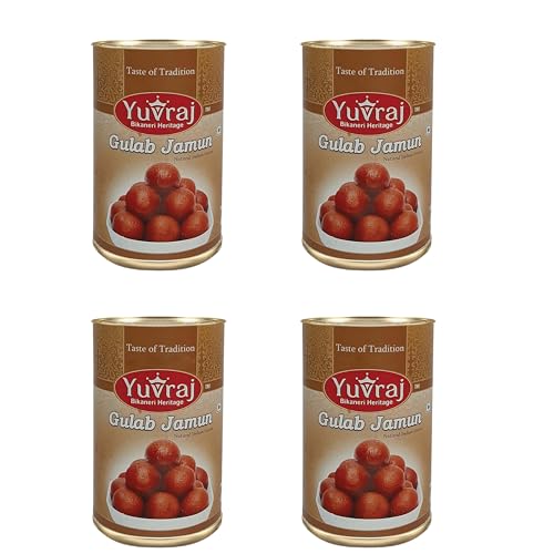 Image of YUVRAJ Gulab Jamun 500 Gm mithai combo pack of 4 (500 Gm x 4)