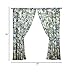 Waverly Floral Engagement Decorative Window Treatment Rod Pocket Curtains for Living Room, Double Panel, 50