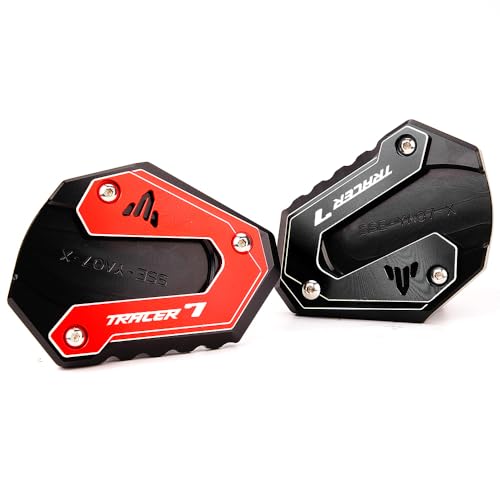 Tracer7 béquille moto stable sur sol meuble et goudron chaud - 7