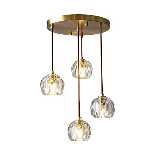 Lustre en cristal 1 lumière suspension luxueuse pour illuminer votre décoration