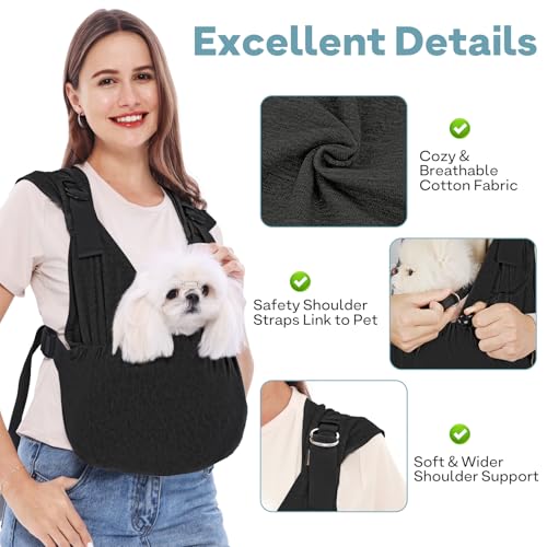 Supet 95% Cotton Dog Sling Carrier 17.99- 23.99 w/ Code + 40% Off Code N50W7IBJ - image 6