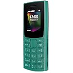 Refurbished-106-Dual-Sim-Keypad-Phone-with-Built-in-UPI-Payments-App-Long-Lasting-Battery-Wireless-FM-Radio-MP3-Player-and-MicroSD-Card-Slot-Green