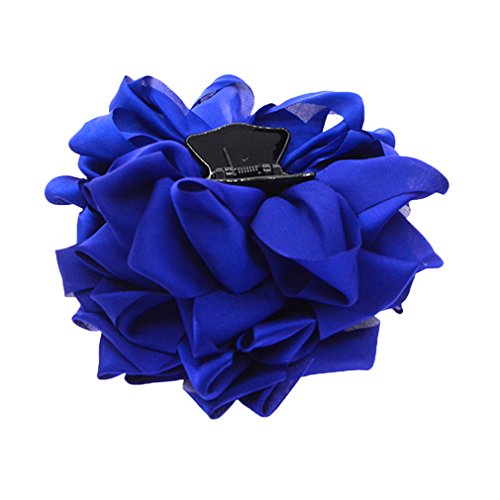 Pidoudou KKY001 4 Pcs Large Silk Flower Bow Hair Claw Jaw Clips thumb #5