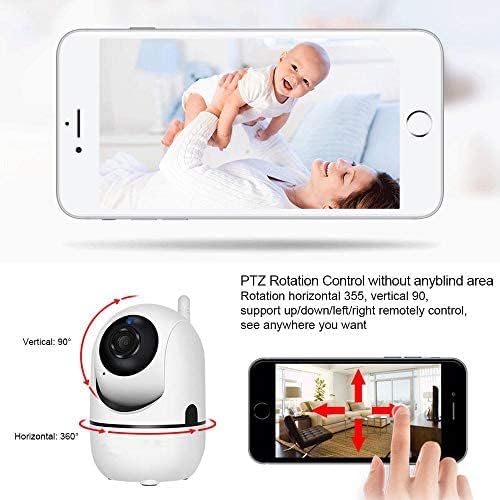 Image of DEATTI WiFi CCTV Security Camera from | Mobile App | Two Way Talk | Night Vision | Cloud & SD Card Recording (DECM6)