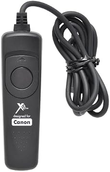 Xit XT60RS Wired Remote Control for Canon T3i+ Black