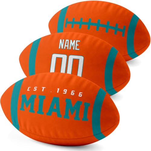 Image of ANTKING Miami Throw Pillow 2 Packs Custom Name Number Gifts