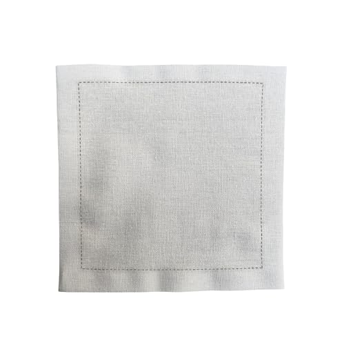 Servilletas Desechables de Algodón Blanco 4.7x4.7 pulg Pack 50 miniatura 2