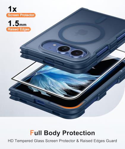 Image of FNTCASE for Phone 2026 Ultra Case /Phone Fold Phone Case Blue Translucent
