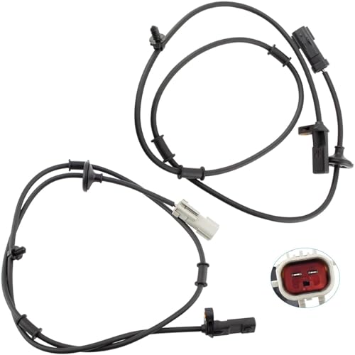 WEDOAUTO 2Pcs Rear Left & Right ABS Wheel Speed Sensor Fit for Jeep Grand Cherokee WJ 1999 2000 2001 2000 2003 2004 l6 4.0L V8 4.7L Replace# 56041308AA 56041509AA 970-070 970-071