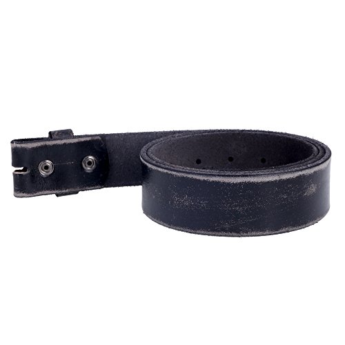 Image of Gelante Genuine Full Grain Leather Belt Strap without Belt Buckle
