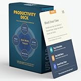 Pocket Insights Productivity Deck, Deep Work Toolkit, 48 Evidence-Based Cards for Entrepreneurs, Students & Professionals