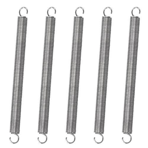 GUNGY Zugfedern mit Haken Edelstahl Zugfeder Spannfeder 25mm Außendurchmesser 2mm Drahtdurchmesser 0,25 mm Maximale Zugkraft 0,2kg 0,25x2x25mm 20 Stück