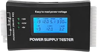 Tempaky Teste de fontes de alimentação ATX Ferramenta de manutenção Display LCD Computadores Teste de fontes de alimentação Suporta ATX BTX ITX 20/24 pinos ATX SATA Teste de fontes de alimentação