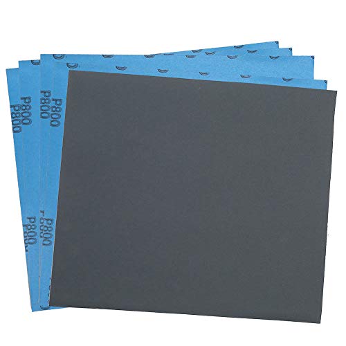 800 Grit Dry Wet Sandpaper Sheets by LotFancy - 9 x 11