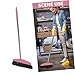 Zerodeko Stainless Steel Cleaning Broom Long Handle Home Broom Mops for Floor Cleaning Random Style