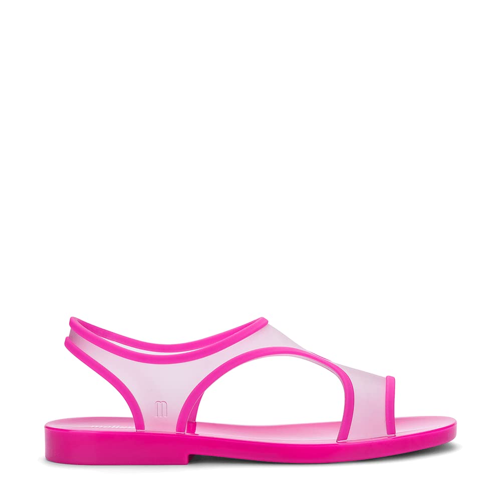 Melissa Women's Bikini Sandal Ad Flat, Pink, 8/8.5 UK