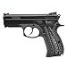 Guuun G10 Grips for CZ Compact OPS Mechanical Texture CZ-75 P-01 Grip - Gray/Black