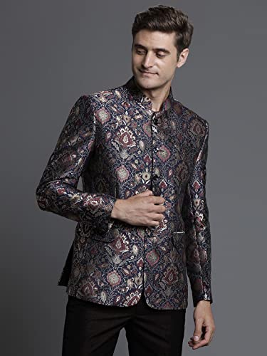 Elina fashion Men's Bandhgala Jodhpuri Nehru Jacket Waistcoat Top Indian Stitched Readymade Festive Wear3