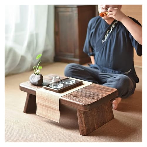 Table basse pliante japonaise éliminez l'encombrement avec ce support PC en bois zen