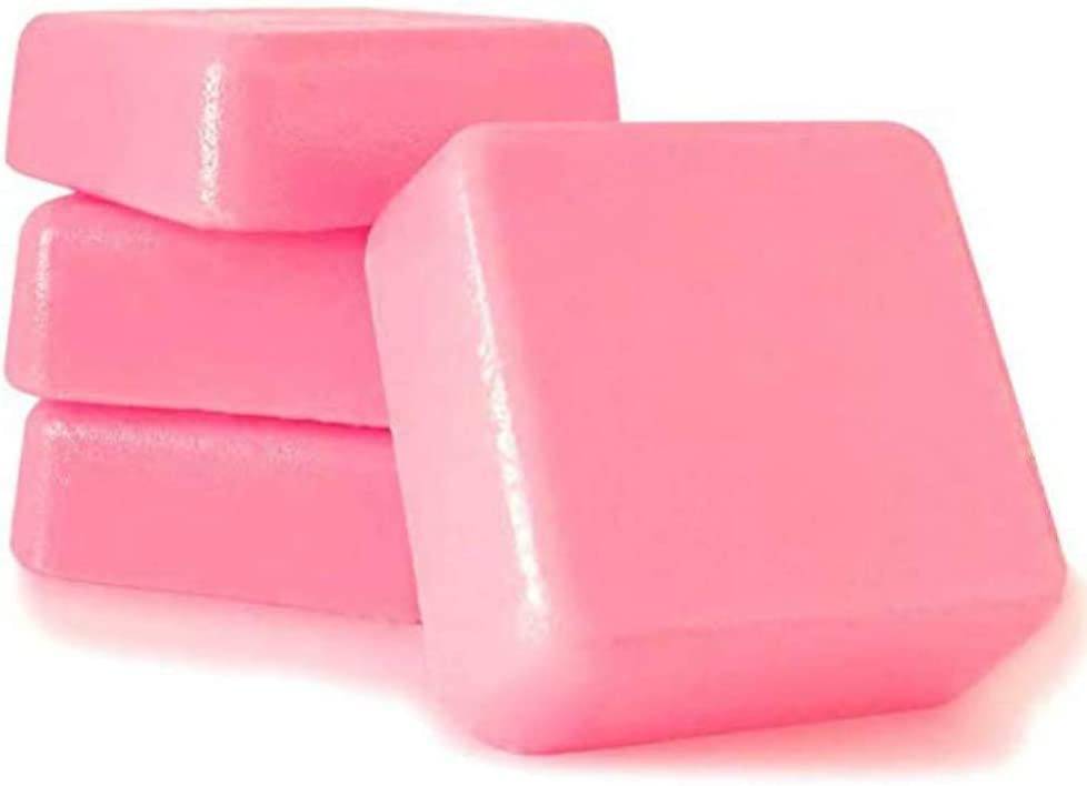 2KG Cera caliente Cera depilatoria caliente profesional 1 kg cera solido para pieles sensibles, áreas faciales (2KG-ROSA)