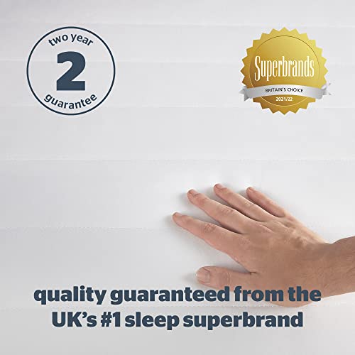 Silentnight Premium Quilted Mattress Protector-Double, Microfibre, White