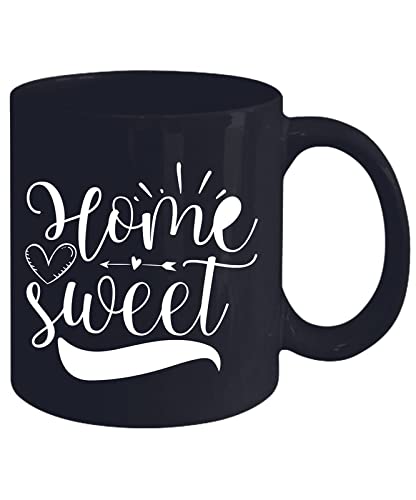 SKY DOT Home-Sweet-Home-Black-Mug Gift Ideas Printed Ceramic Tea/Coffee Mug