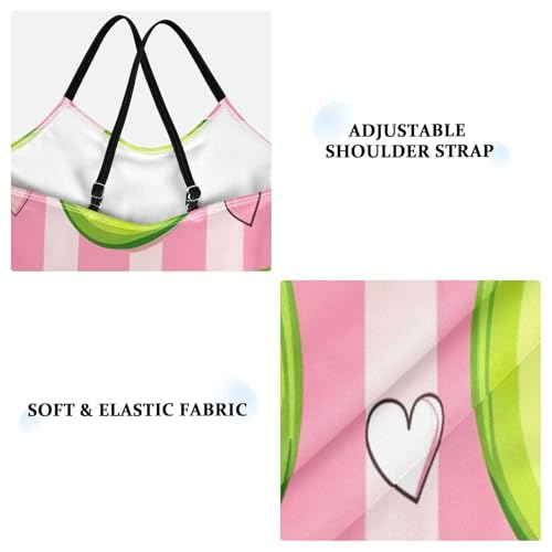 Cute Green Funny Avocado Girl Bathing Suits 3-10T Girls Athletic Swimsuit, Beach Swim Suits Kids3