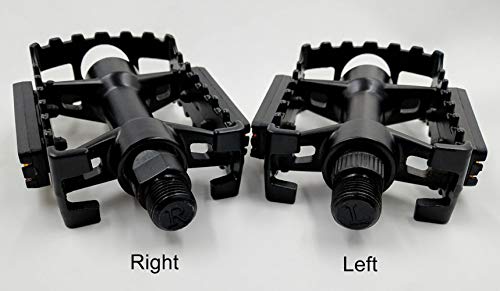 Springen Bicycle Pedals, Metal Universal Reflective Pedal, Non-Slip Pedal for BMX, MTB, Road Bike