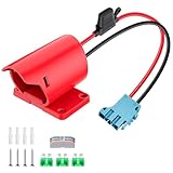 Adaptateur de roue électrique pour Milwaukee M12 - Adaptateur de batterie 12 V avec connecteur de faisceau de fils compatible avec les jouets d'équitation pour enfants Peg-Perego - Connecteur de fil